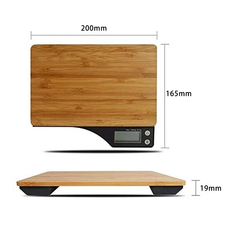 Bamboo Digital Food Scale