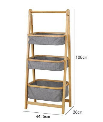 Bamboo Home Bedroom Storage Rack