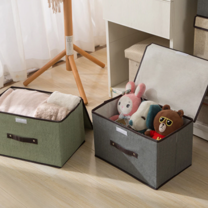 2PCS Fabric Folding Storage Boxes