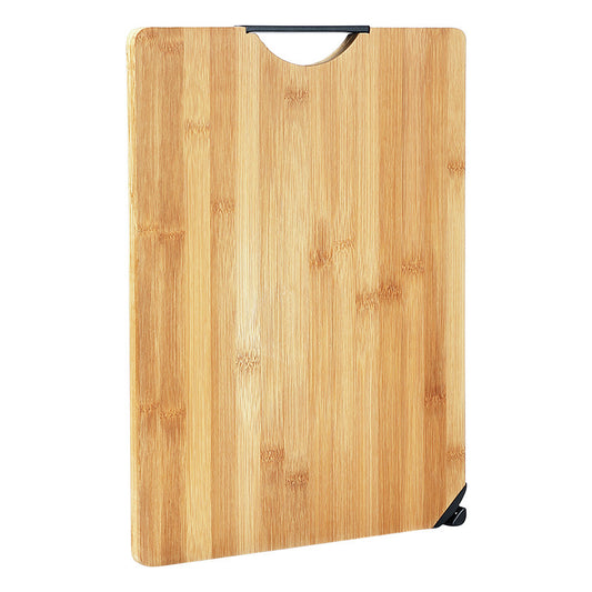 Bamboo Cutting Board with Built-In Grindstone Knife Sharpener