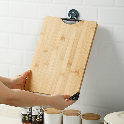 Bamboo Cutting Board with Built-In Grindstone Knife Sharpener