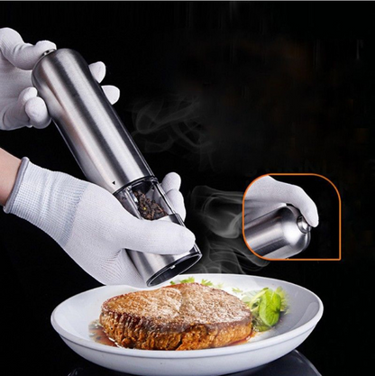 Stainless Steel Electric Pepper Mill Grinder Kitchen Tool