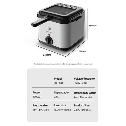 Air Fryer 2.5L Small 1000W High Power