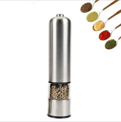 Stainless Steel Electric Pepper Mill Grinder Kitchen Tool