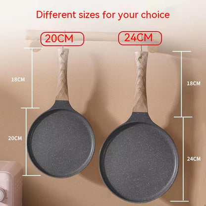 Medical Stone Coated Frying Pan Household Non-stick Pan