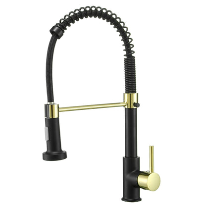 Copper Spring Sink Faucet for Kitchen