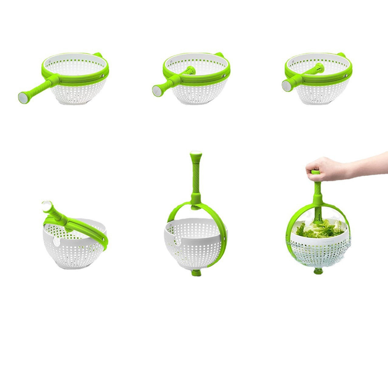 Fruit and Vegetable Salad Spinner Drain/Wash Basket