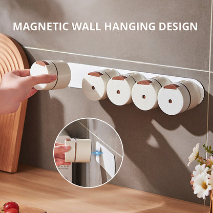 Wall Mounted Magnetic Seasoning Jar 