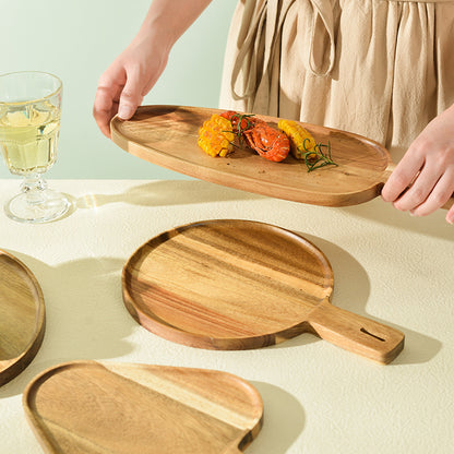 Wood Pizza Plate Kitchen Tableware