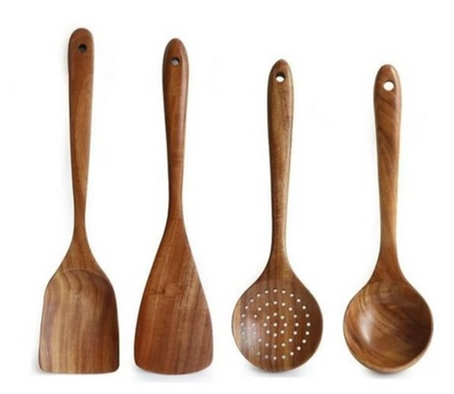 Kitchenware Set Household Non-stick Cookware Wooden Spoon Set