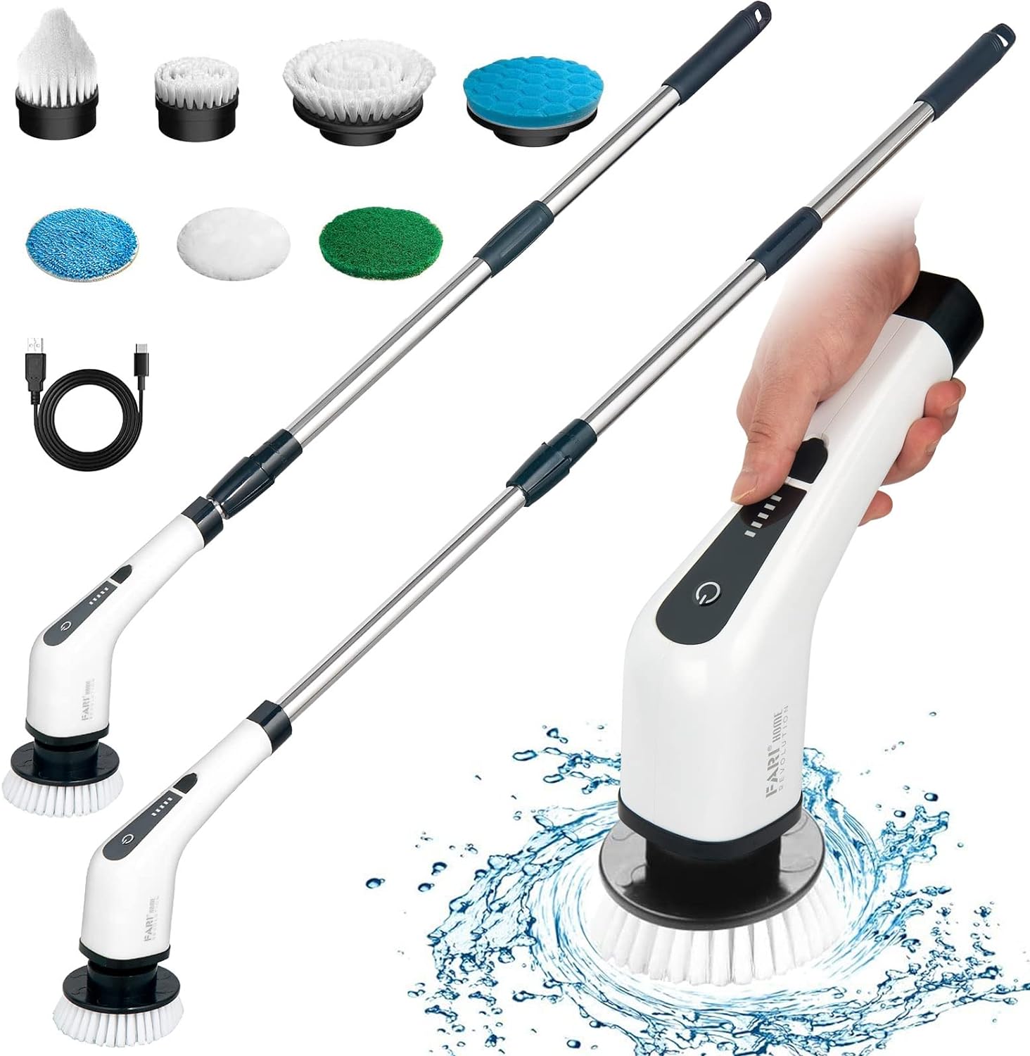 7-in-1 Electric Cleaning Brush Multifunctional Handheld Kitchen Gadget