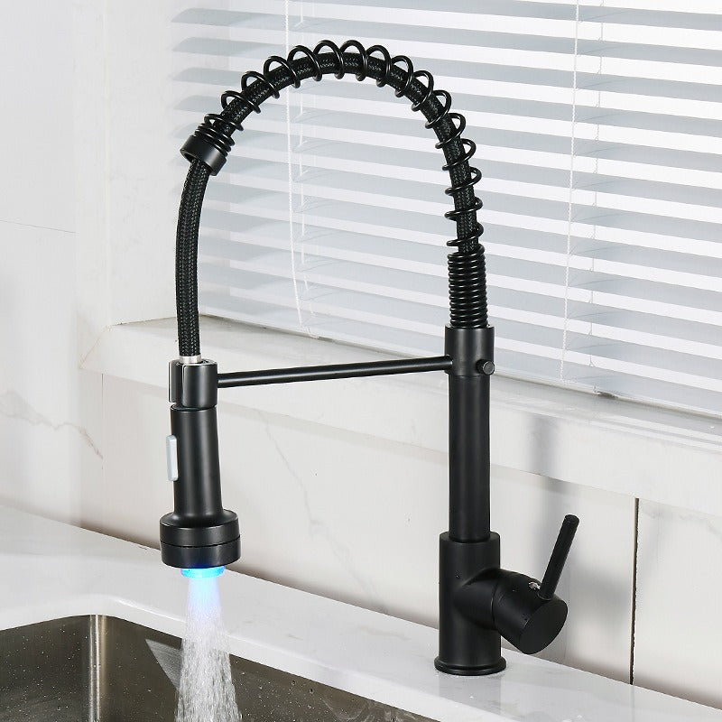 Copper Spring Sink Faucet for Kitchen