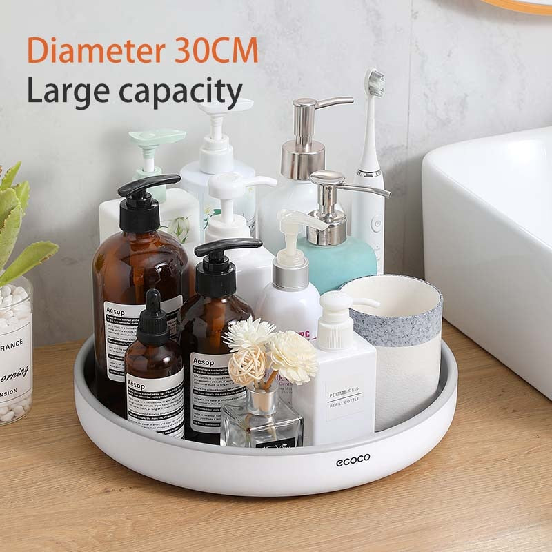 Lazy Susan's 360° Rotating Storage Rack Multifunctional Seasoning Organizer Shelf Oilproof Non-slip Kitchen supplies Holder For Home