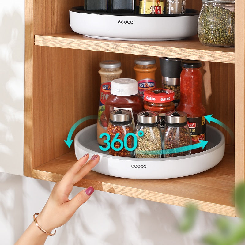 Lazy Susan Rotating Storage Rack