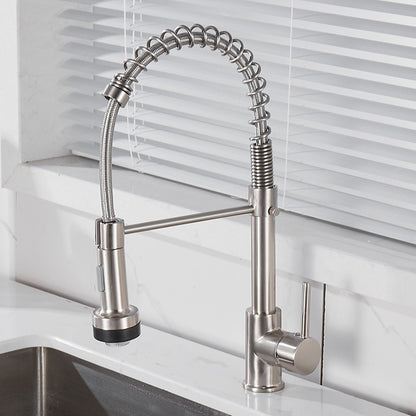 Copper Spring Sink Faucet for Kitchen