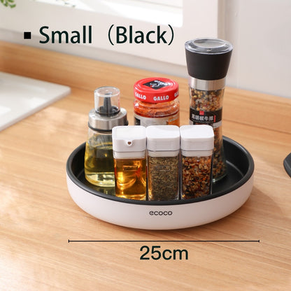 Lazy Susan's 360° Rotating Storage Rack Multifunctional Seasoning Organizer Shelf Oilproof Non-slip Kitchen supplies Holder For Home