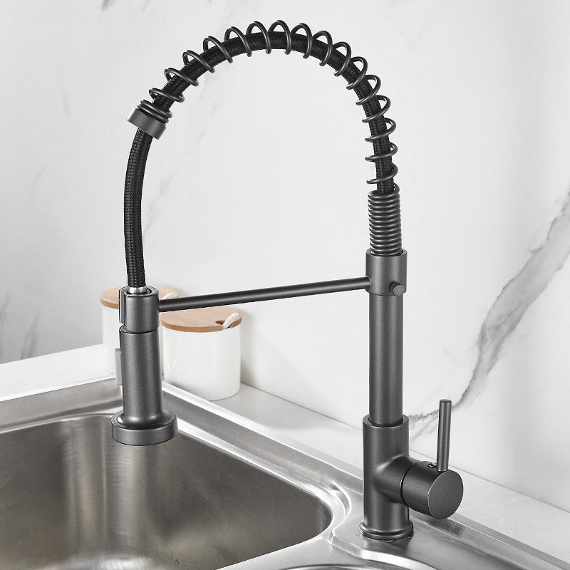 Copper Spring Sink Faucet for Kitchen