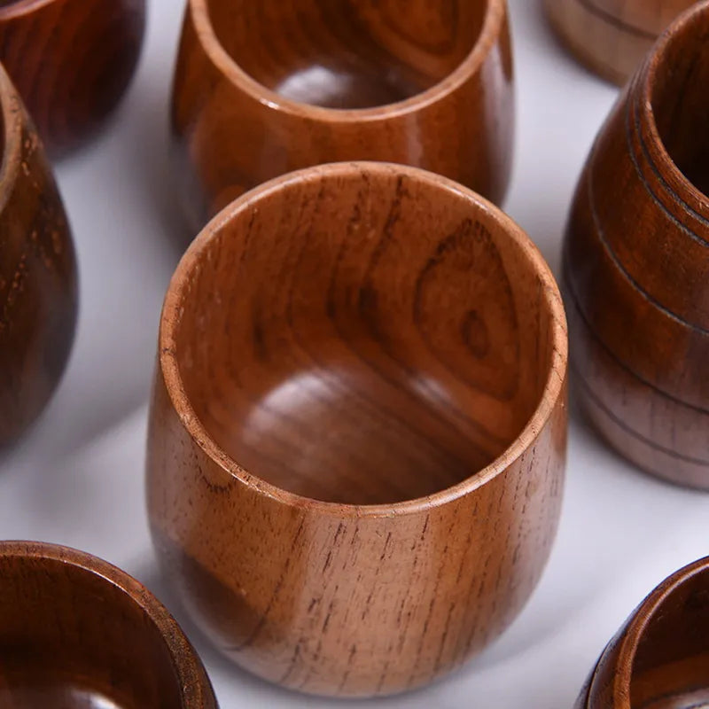 Wooden Big Belly Cups Handmade