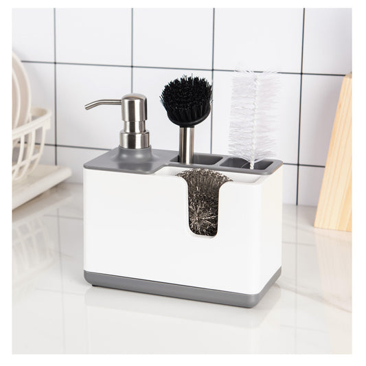 Kitchen Cleaning Utensils Storage Soap Dispenser Multifunctional