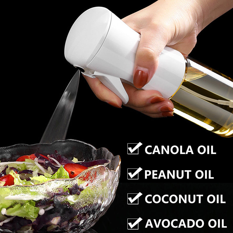 Olive Oil Sprayer Cooking Glass Spray Bottle Oil Dispenser Kitchen Gadgets Multi-Purpose Kitchen Food Grade Oil Mister for Baking, Cooking, Salad Making, BBQ, Air Fryer