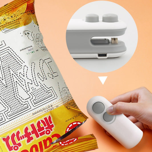 Portable Heat Sealer USB Rechargeable For Food Storage Clip Bag Kitchen Gadgets
