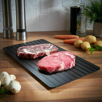 Fast Defrost Tray Fast Thaw Frozen Food Meat Fruit Quick Defrosting Plate Board Defrost Tray Thaw Master Kitchen Gadgets