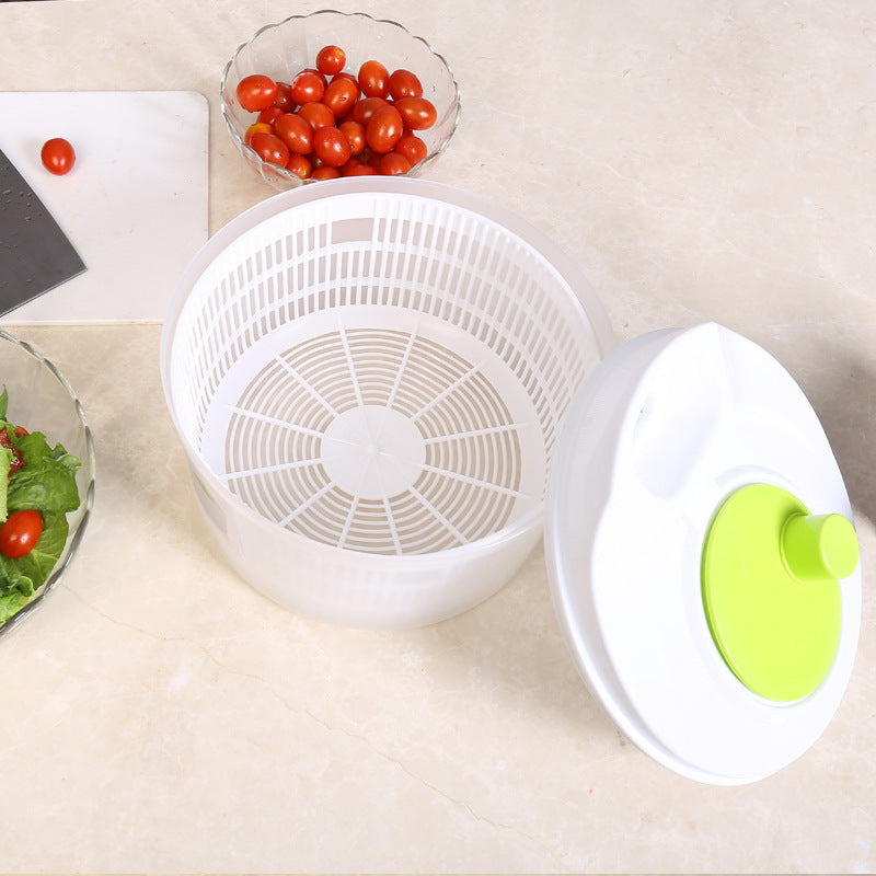 Fruit Drain Basket Manual Kitchen Vegetable Washer Dehydrator